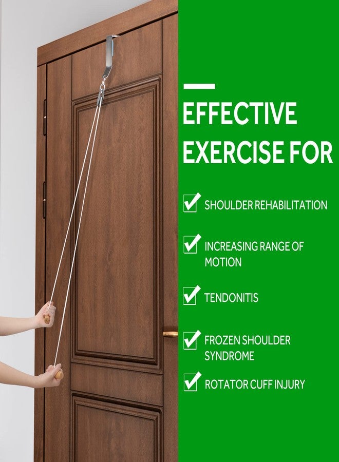 YPCBYNBS Shoulder Pulley,Over the Door Rehab Exerciser for Physical Therapy & Rotator Cuff Recovery - Image 2