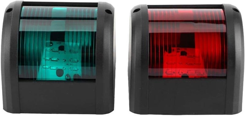 klarako LED Boat Navigation Lights,5W IP65 Waterproof Red&Green Sidelights Marine Sailing Signal Lights Navigation lamp for Bow Side,Port,Starboard,Pontoons,Chandlery Boat,Yacht,Skeeter,DC 12V - Image 2