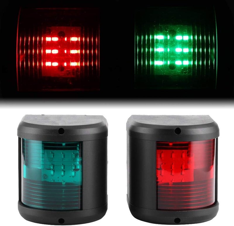 klarako LED Boat Navigation Lights,5W IP65 Waterproof Red&Green Sidelights Marine Sailing Signal Lights Navigation lamp for Bow Side,Port,Starboard,Pontoons,Chandlery Boat,Yacht,Skeeter,DC 12V - Image 5