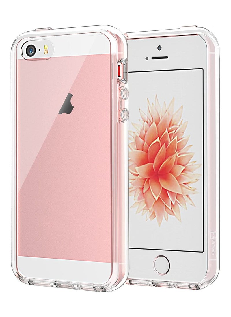 Generic - Case for Apple iPhone SE, iPhone 5s, iPhone 5, Shock-Absorption Bumper Cover Anti-Scratch Clear Back, HD Clear - Image 1