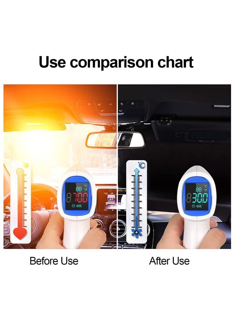 Classic Foldable Car Windshield Sunshade with Storage Pouch | Fits for Car, SUV, Van Front Window Windshields Visor Heat Protection & Interior Cooler to Keep Vehicle Cool - Image 5