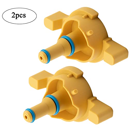NFSpeeding 2PCS Fuel Filter Housing Drain Plug, Fuel Drain Valve, Fits F350 F250, Diesel 6.7L Billet HFCM Fuel Water Separator Drain Plug, Ford Super Duty 2017-2022 F350 F250, Replace HC3Z-9J305-A - Image 4