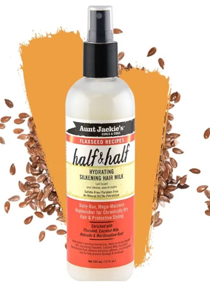 Aunt Jackie's Half Hydrating Silkening Hair Milk 355Ml - Image 1