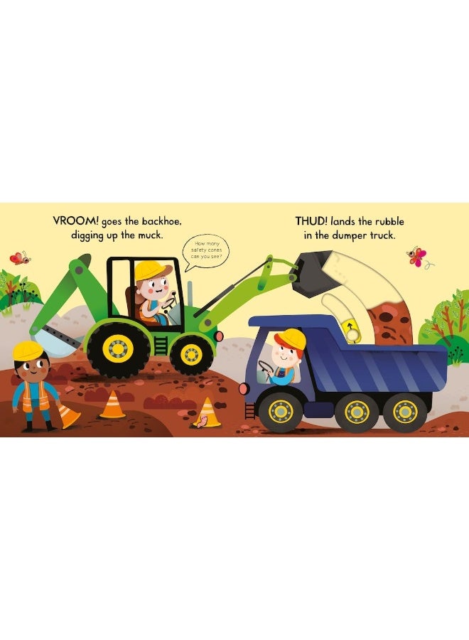 Busy Diggers: A Push, Pull, Slide Book  - Image 3