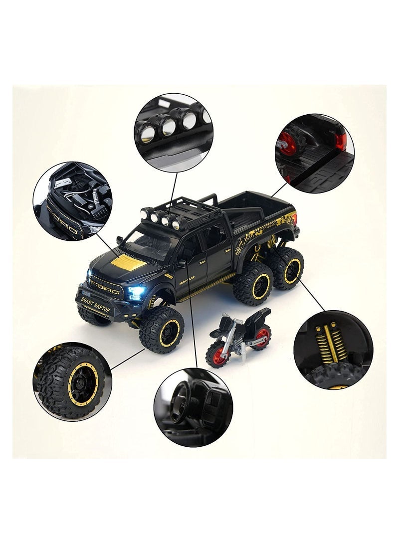 general Toy Trucks Pickup Model Cars F150 Metal Diecast Cars Trucks for 3 Year Old Boys and up (Black) - Image 2
