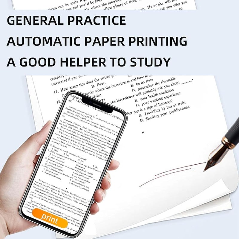 X spring Xspring Thermal Printer Paper, 100 Sheets A4 Thermal Paper, High Gloss Printing Paper, Printing Paper, Copy Paper for Printer, Computer Paper for Proposals Letters Invoices Thermal Printer (210x297mm) - Image 3