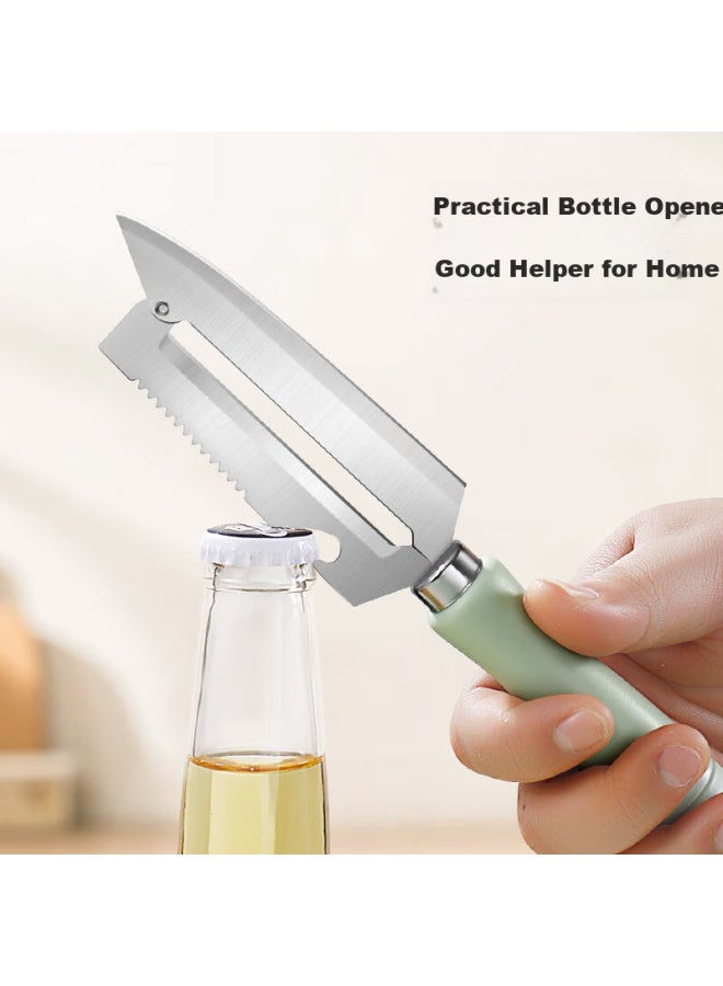 JD.com Jd Original Qingyan Fruit Knife, Stainless Steel Multi-functional Household Peeler [for Fish Scales], Large Size - Image 4