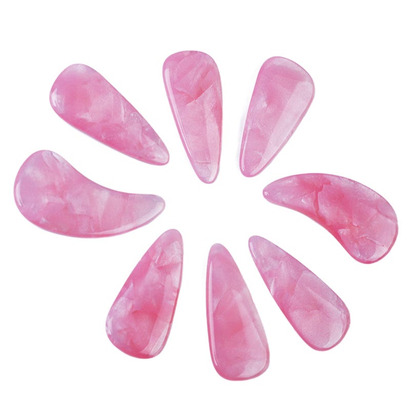 Peach Color Silicone Guzheng Nail Covers Strong Lightweight Reusable Finger Picks - Image 4