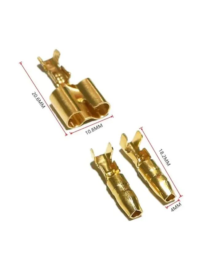 50 Sets 4 0mm Male Female Terminal Car Wire Electrical Connector 300pcs Transparent Sheath - Image 3