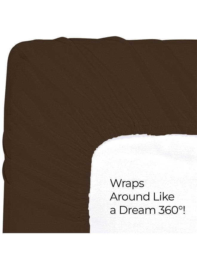 Utopia Bedding King Fitted Sheet - Bottom Sheet - Deep Pocket - Soft Microfiber - Shrinkage and Fade Resistant - Easy Care -1 Fitted Sheet Only (Brown) - Image 5