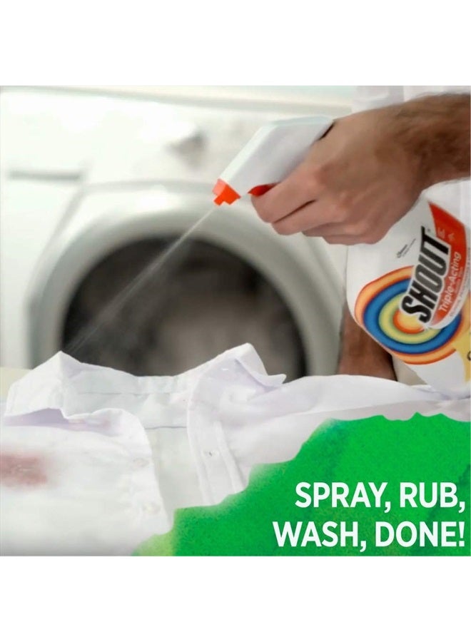 Shout رذاذ مزيل البقع المنشطة من شوت، تركيبة ثلاثية الفعالية تلتصق، تخترق، وتزيل أكثر من 100 نوع من البقع اليومية - عبوة إعادة تعبئة 60 أونصة - Image 5
