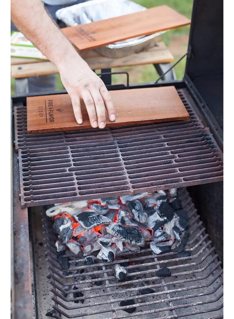Fire & Flavor Cedar Planks, Great for Cedar Planked Salmon, Sustainably Sourced & Certified, 2-Pack, 11 inch  - Image 5