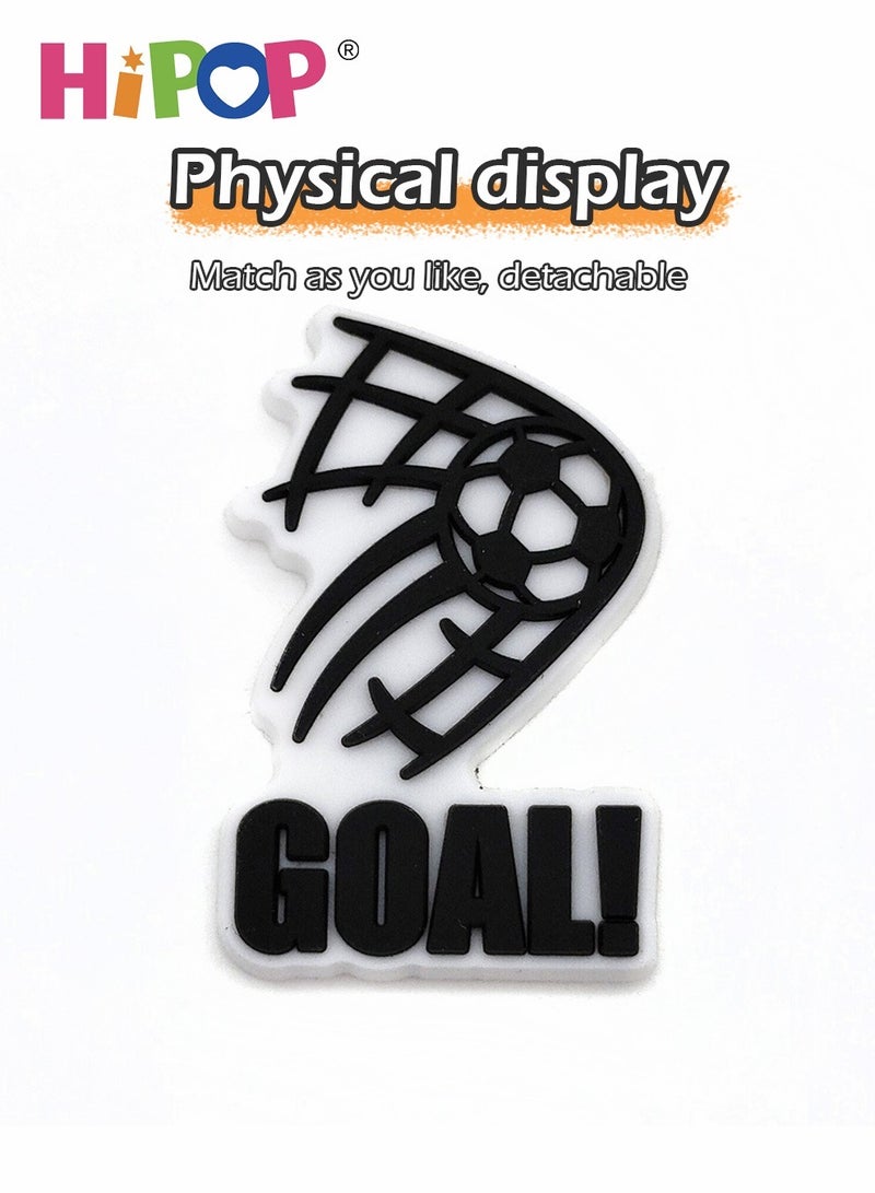 HIPOP 18PCS Crocs Shoe Decoration Charms,Interchangeable Shoe Buckles and Party Favors for Bracelets or Wristbands,Ideal for Boys and Girls - Image 5