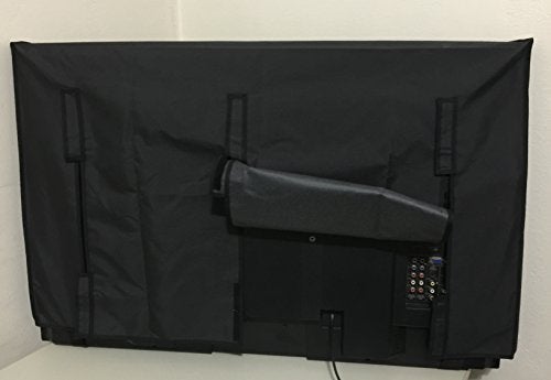 Comp Bind Technology 46'' Flat Screen TV - Outdoor Water Resistant Black Cover, Ideal for LCD and Plasma TV - 42.5''W x 4''H x 25.5''H - Image 2