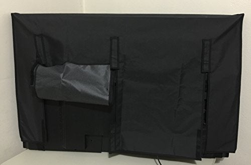 Comp Bind Technology 46'' Flat Screen TV - Outdoor Water Resistant Black Cover, Ideal for LCD and Plasma TV - 42.5''W x 4''H x 25.5''H - Image 3