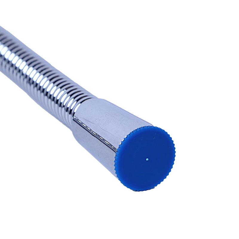 ZURY Hose for Hand Shower Heavy Quality Pipe with Brass Nuts Health Faucet Tube Pipe Brass Inner Chain 1 Meter - Image 2
