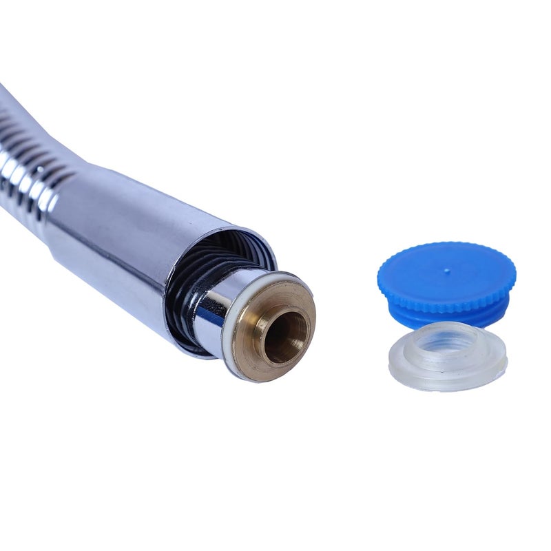 ZURY Hose for Hand Shower Heavy Quality Pipe with Brass Nuts Health Faucet Tube Pipe Brass Inner Chain 1 Meter - Image 4