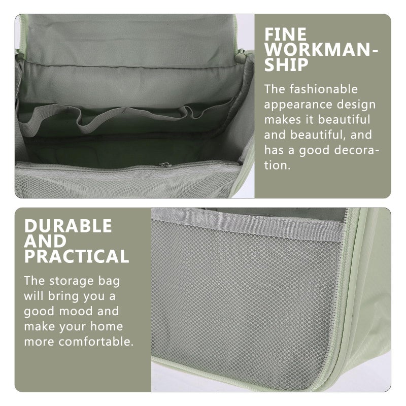 Large Waterproof Travel Makeup Bag Cosmetic Organizer Portable Toiletry Pouch Fruit Green - Image 5
