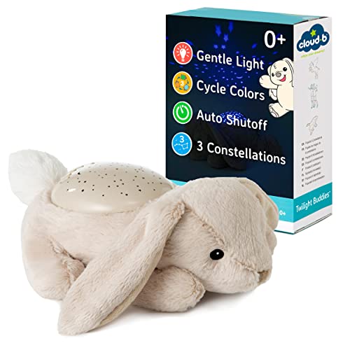 Cloud b Calming Nightlight Star Projector | Gentle Brightness | 3 Colors | 3 Constellations | Auto-Shutoff | Bunny - Image 1