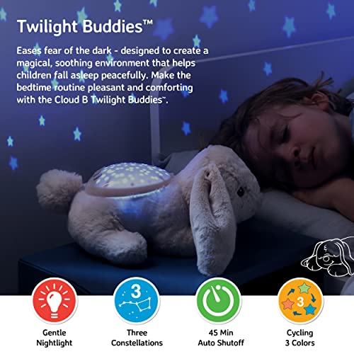 Cloud b Calming Nightlight Star Projector | Gentle Brightness | 3 Colors | 3 Constellations | Auto-Shutoff | Bunny - Image 2