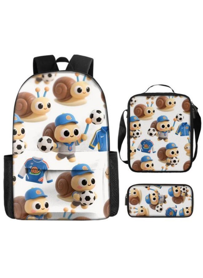 Bright Li Fire The fashion treasure of students and teenagers! Fun cartoon bag three-piece set, good-looking online (students, children, friends' outings, mountain climbing, schooling, etc. can be used) - 50 - Image 2