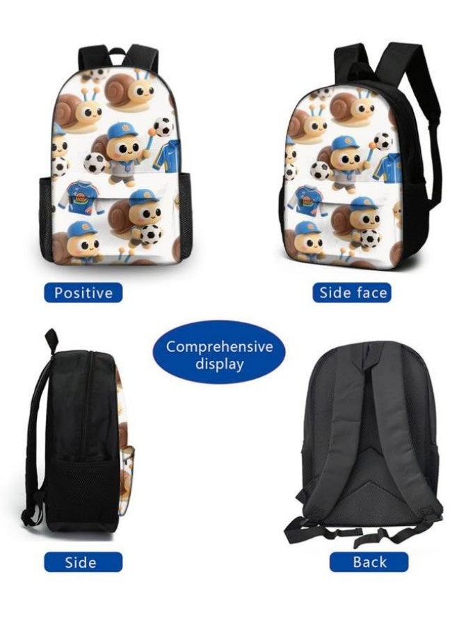 Bright Li Fire The fashion treasure of students and teenagers! Fun cartoon bag three-piece set, good-looking online (students, children, friends' outings, mountain climbing, schooling, etc. can be used) - 50 - Image 3