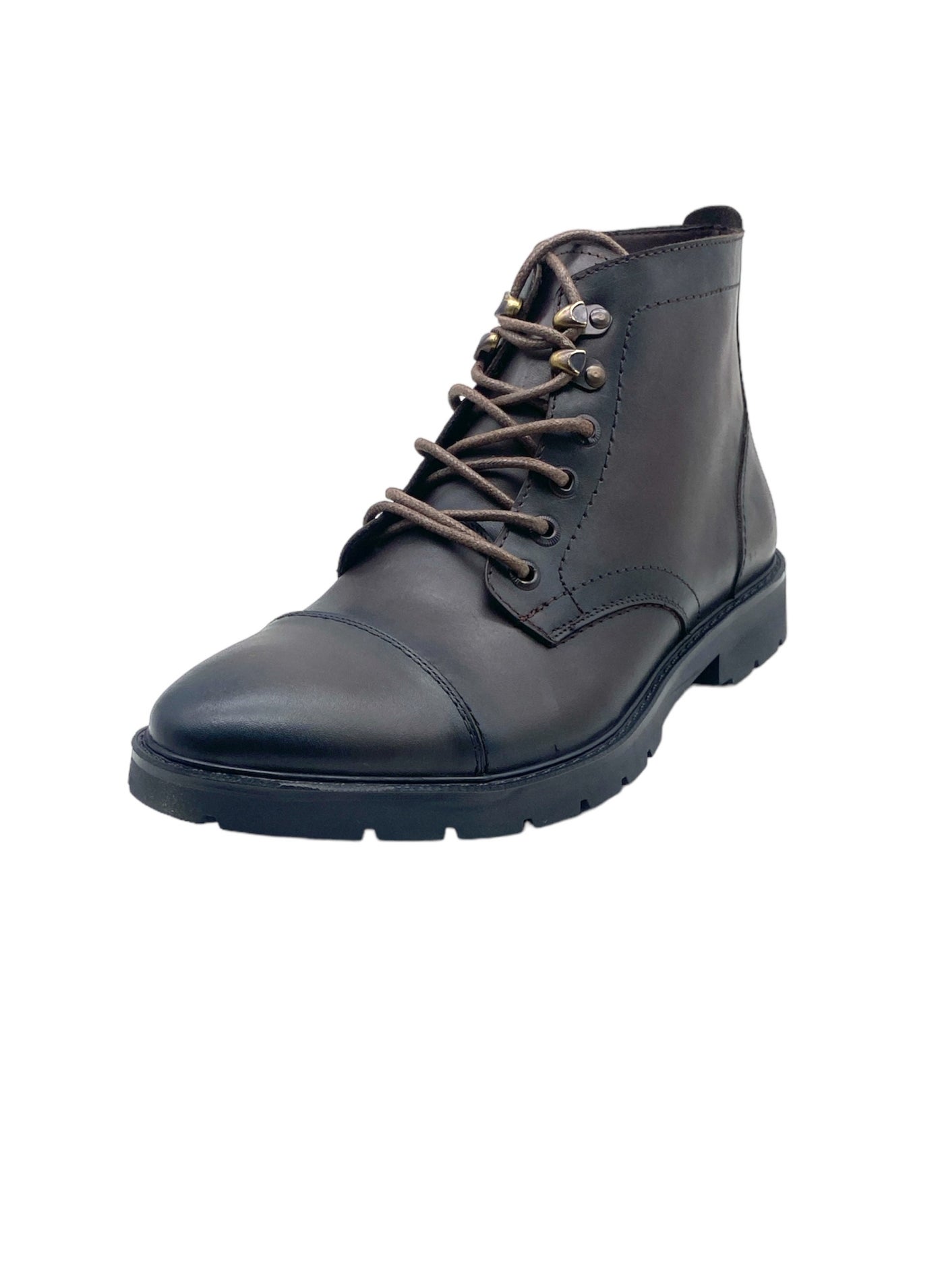 Men's lace-up leather casual shoes