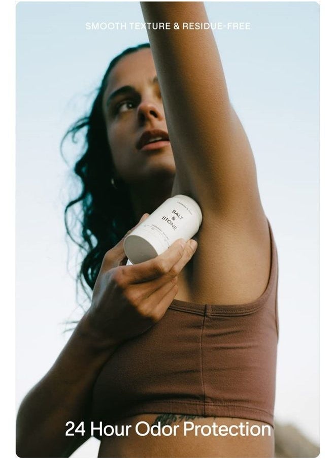 Salt & Stone - SALT & STONE Natural Deodorant - Santal & Vetiver | Extra Strength Natural Deodorant for Women & Men | Aluminum Free with Seaweed Extracts, Shea Butter & Probiotics | Free From Parabens, Sulfates & Ph - Image 1