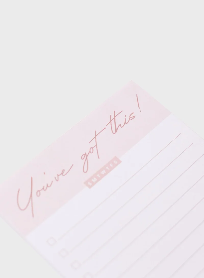 Prickly Pear Achiever To Do List Memo Pad