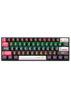 onikuma G55 Mechanical Gaming Keyboard,61 Keys Ultral Compact Wired Keyboard with RGB Backlit,Easy to Carry on Business Trip,for PC/Mac Gamer  - Image 2