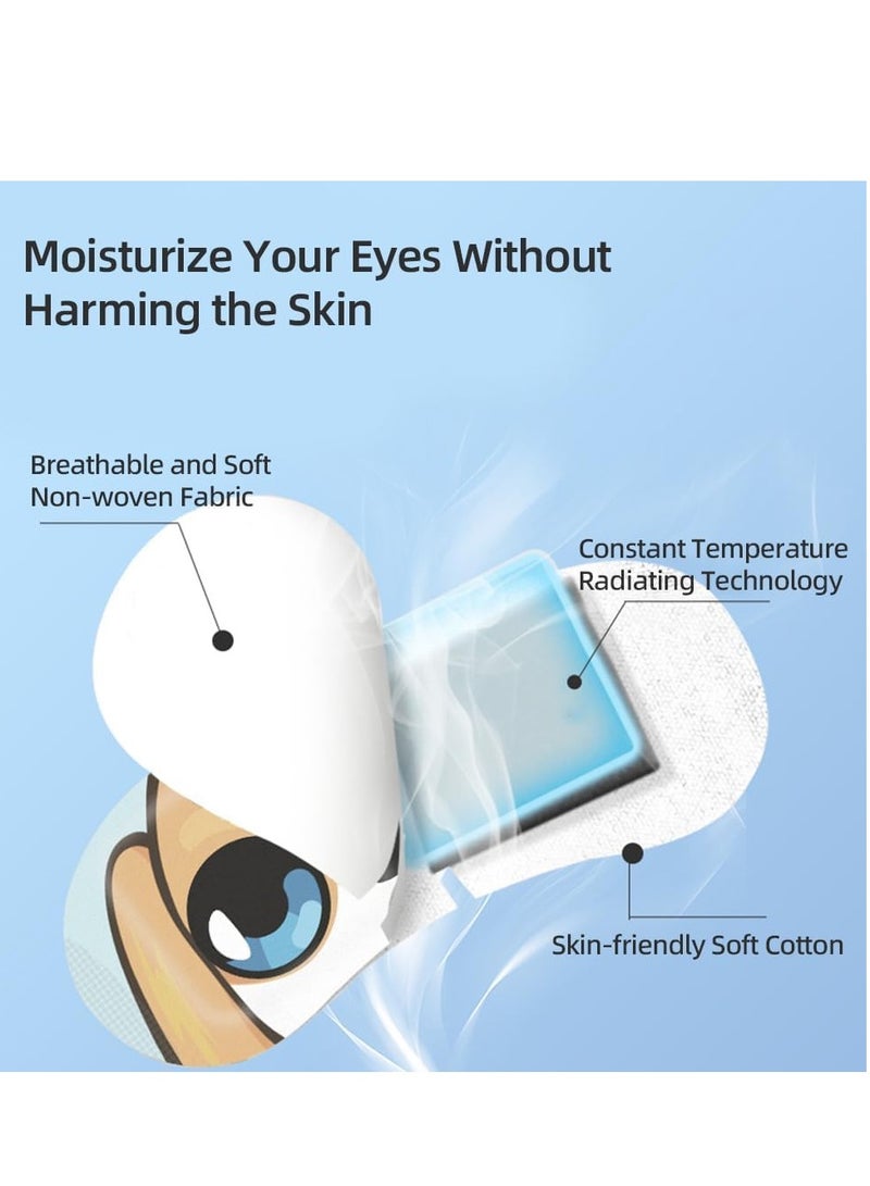 Excefore Steam Eye Masks for Dry Eyes, Self Heating Eye Mask, Disposable SPA Warm Eye Mask, Sleep Eye Mask for Dry Eyes, Dark Circles, Puffy Eyes, Puffiness, Relief Stress Eye Fatigue, Migraine 30 Packs - Image 3