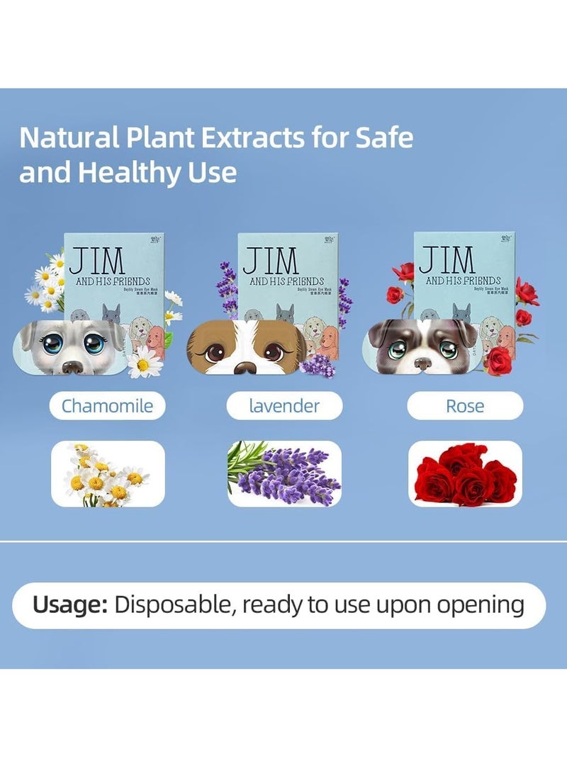 Excefore Steam Eye Masks for Dry Eyes, Self Heating Eye Mask, Disposable SPA Warm Eye Mask, Sleep Eye Mask for Dry Eyes, Dark Circles, Puffy Eyes, Puffiness, Relief Stress Eye Fatigue, Migraine 30 Packs - Image 5