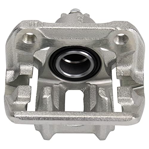 TRQ Rear Brake Pad & Rotor Kit Brake Caliper Brake Pads Brake Rotor Ceramic Solid Premium G-Coated Compatible with 2010-2012 Acura RDX 2007-2011 Honda CR-V - Image 4