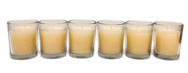 Floryn Decor® Votive Glass Candle | Perfume Candles for Home | Candles for Home Decoration Fragrance | Burning Time- 10 Hours Each (Pack of 6, Scent- Jasmine) - Image 5