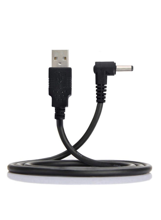 CY USB 2.0 A Type Male to Right Angled 3.5 x 1.35mm DC 5V Power Plug Barrel Connector 90 Degree Charge Cable - Image 1