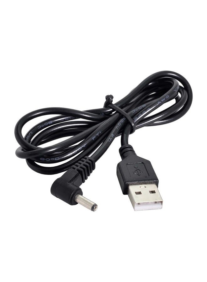CY USB 2.0 A Type Male to Right Angled 3.5 x 1.35mm DC 5V Power Plug Barrel Connector 90 Degree Charge Cable - Image 4
