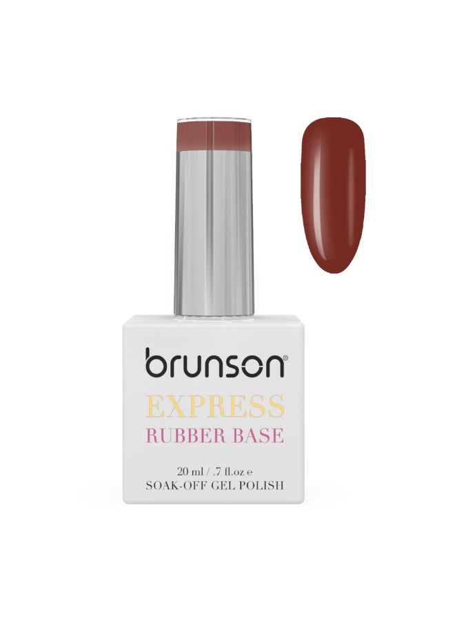 brunson Rubber Base Gel Nail Polish 20Ml - French Rubber Base Coat Long-Lasting, Durable And Chip-Resistant Nail Strengthener Gel Nail Polish Base Coat For Manicure And Pedicure