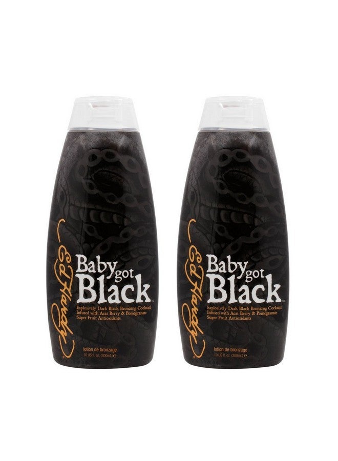 Ed Hardy 2 LOT Ed Hardy Baby Got Black Tanning Moisturizer Sunless Bronzing Lotion 10 oz