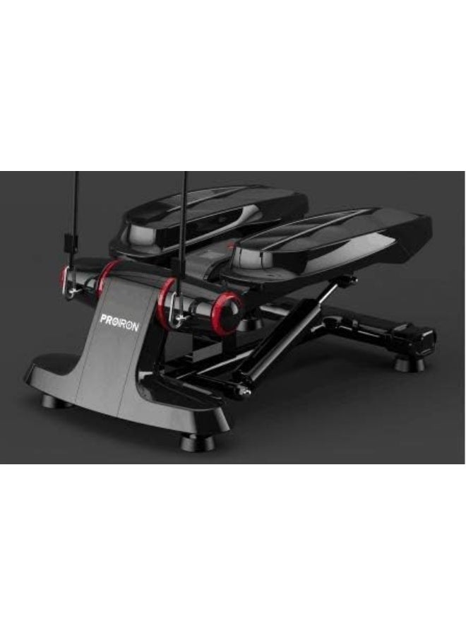 PROIRON PROIRON Stepper for Exercise, Mini Stepper Machine with Display, Step Exercise Machine with Resistance Bands for Home Workout, Up Down Swing Twist Stepper for Leg Arm Full Body Trainer - Image 4
