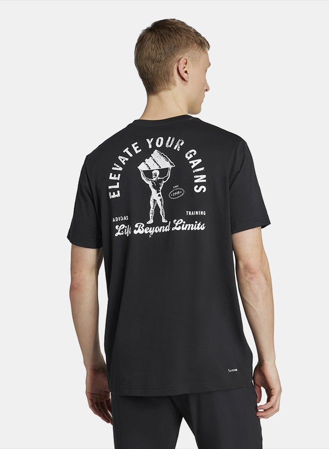 Adidas CLIMACOOL Vintage Training Graphic T-Shirt - Image 2