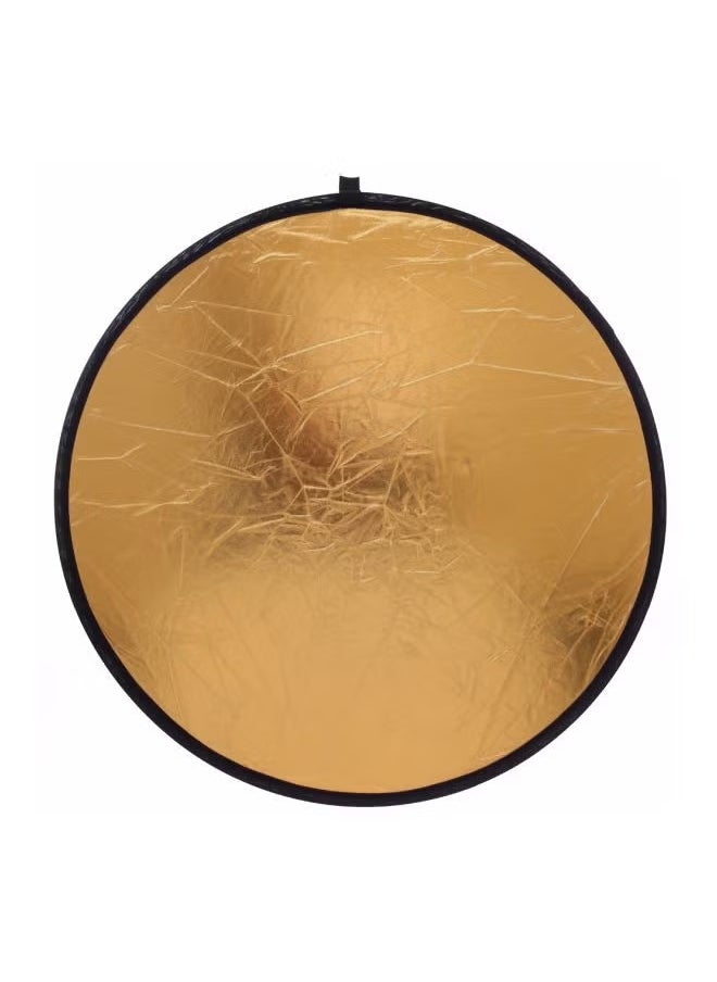 Generic 5-in-1 multifunctional reflector (with bag) 32 inches transparent/black/gold  - Image 3