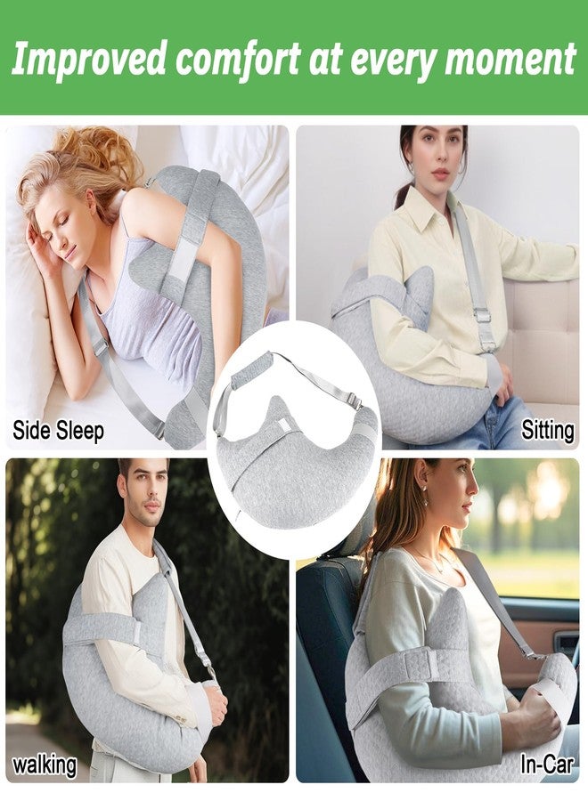RoamReady Rotator Cuff Pillow, Post Shoulder Surgery Pillow for Sleeping or Sitting, Shoulder Pain Pillows for Arm Surgery Recovery, Side Sleeper Pillows for Arm Pain and Relie - Image 3