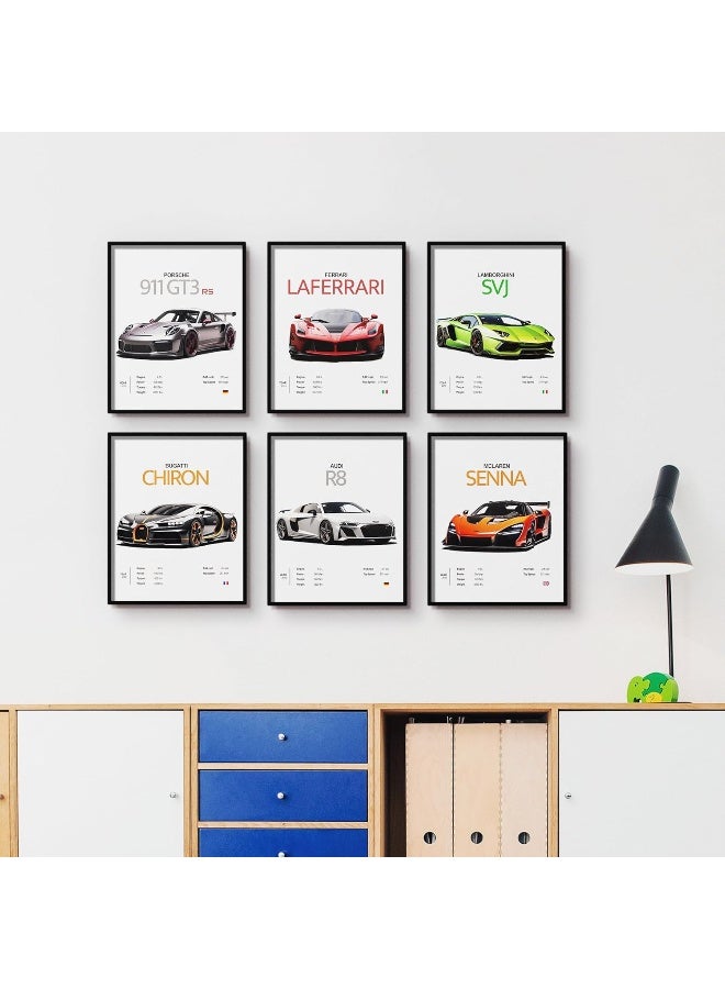 Home Trove Westbird Car Posters For Men Car Wall Art - 8X10 Unframed Prints  - Image 5