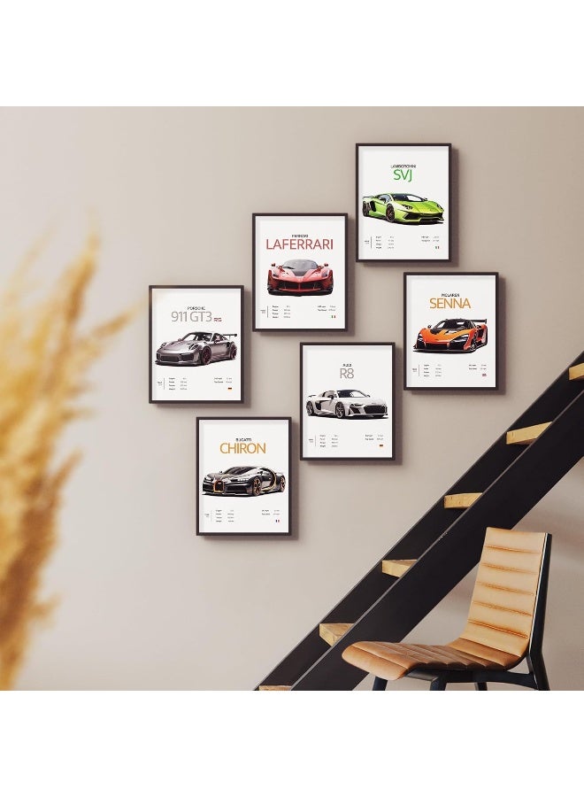 Home Trove Westbird Car Posters For Men Car Wall Art - 8X10 Unframed Prints  - Image 4