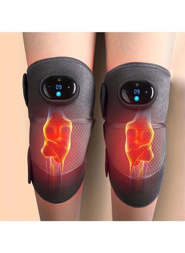 Generic - Electric Knee Massager Rechargeable Wireless Knee Massage Tool Knee Massager With Heat Compression Elbow Shoulder Brace Wrap - Image 1