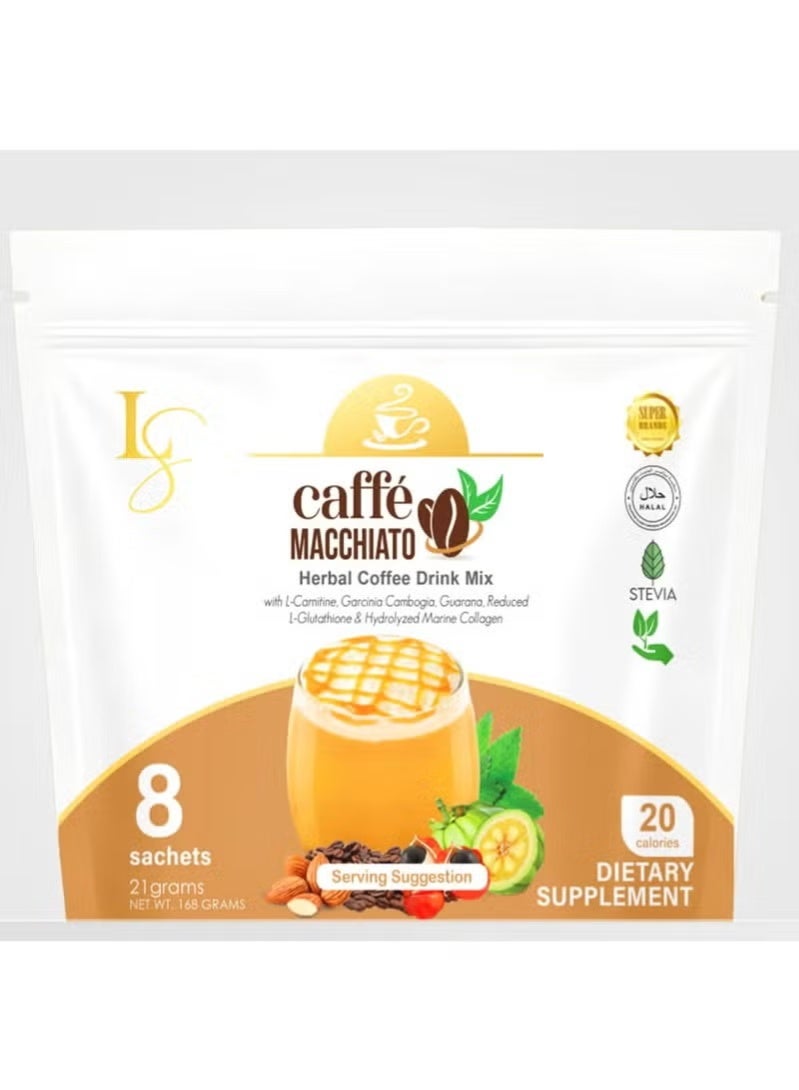 Luxe Slim Herbal Macchiato Coffee Drink Mix