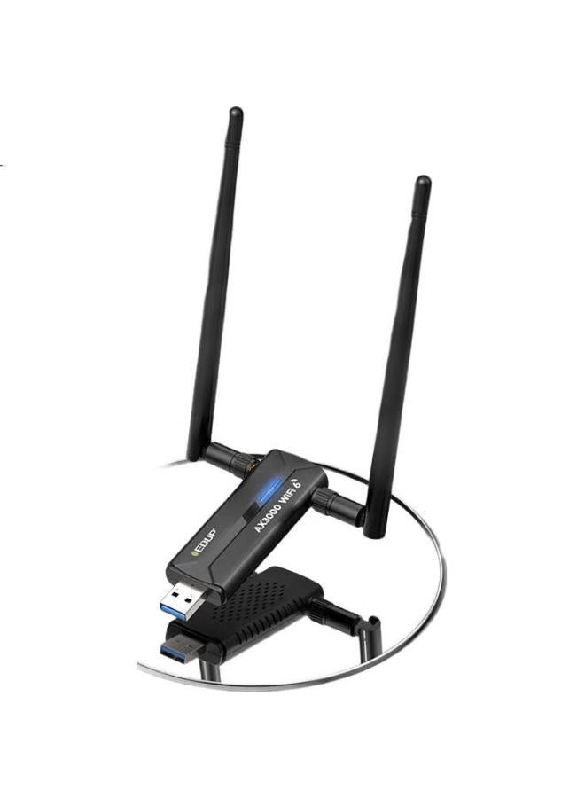 EDUP Yilian Sanfeng Ax3000 Wireless Network Adapter, Wifi 6, For Desktop And Laptop, Wireless Wifi Receiver, Win10/11, Gigabit High-Speed Usb 3.0 Receiver, Ep-Ax1672 - Image 3