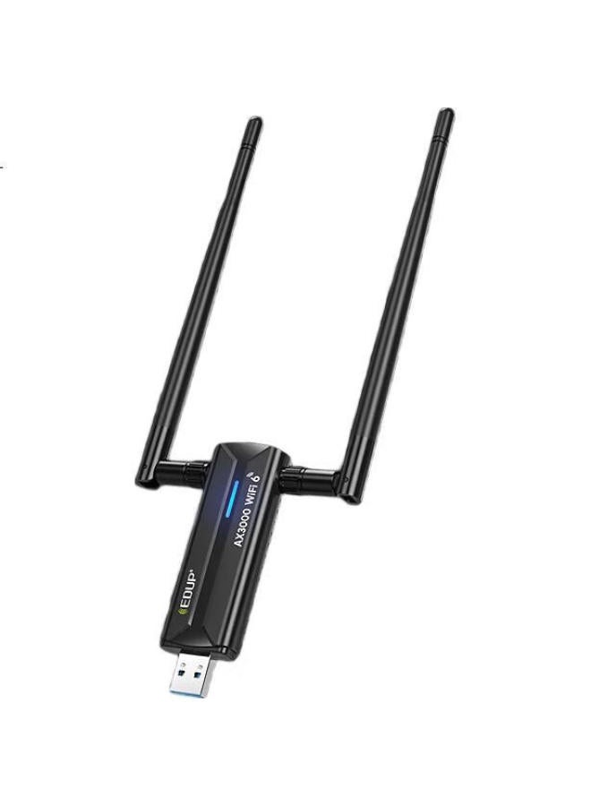 EDUP Yilian Sanfeng Ax3000 Wireless Network Adapter, Wifi 6, For Desktop And Laptop, Wireless Wifi Receiver, Win10/11, Gigabit High-Speed Usb 3.0 Receiver, Ep-Ax1672 - Image 2