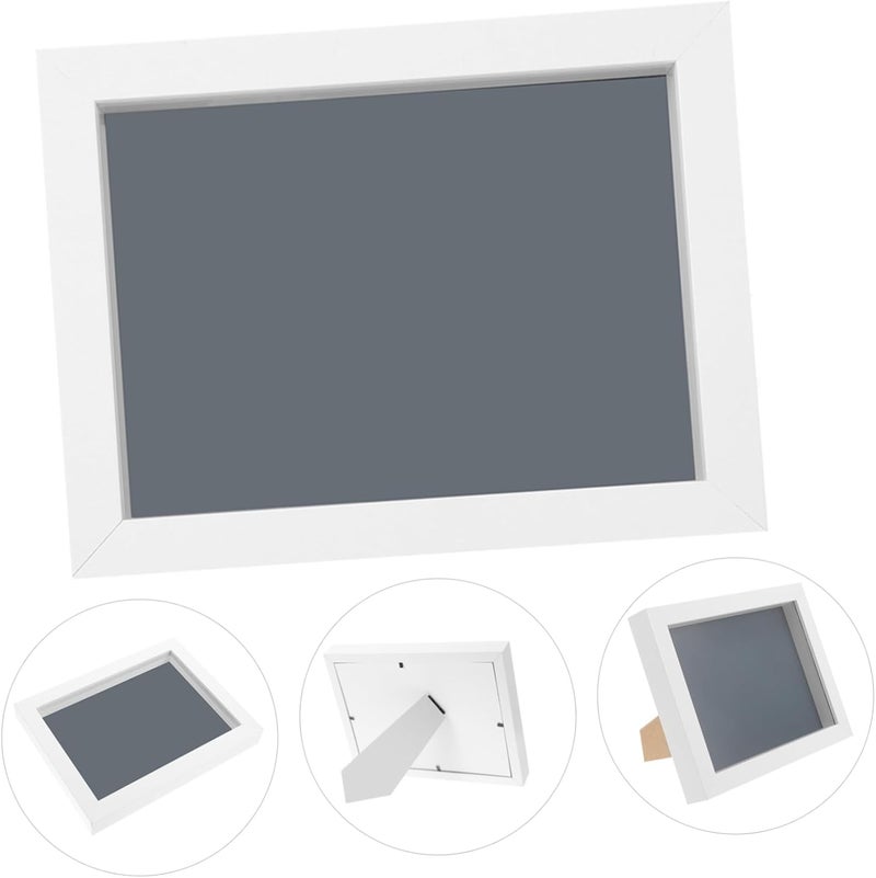 1 Set Newborn Prints Keepsake Kit Handprint Picture Frame with Safe Ink Pad Fetal Hair Bottles and Blank Photo Frame for DIY Memories present for Friends - Image 5