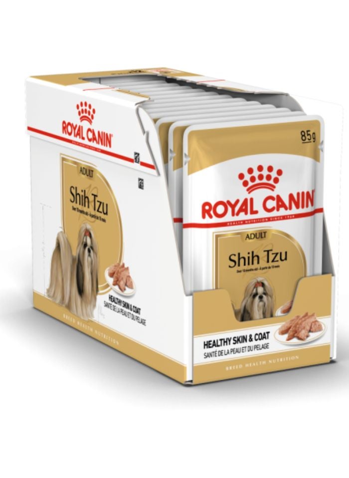 ROYAL CANIN Breed Health Nutrition Shih Tzu (WET FOOD - Pouches) 12 x 85g - Image 2